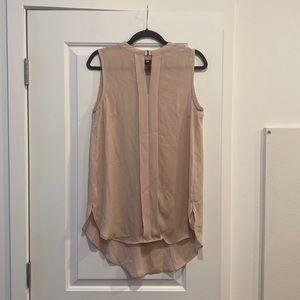 H&M Chiffon Gold Buckle Top